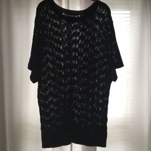 AVENUE navy blue top